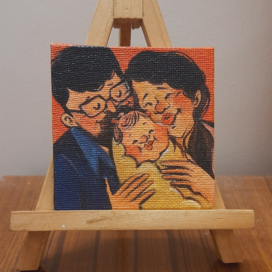 Bespoke Mini Hand-painted canvas