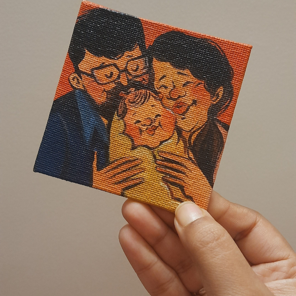 Bespoke Mini Hand-painted canvas