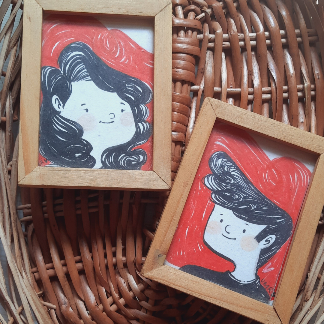 Custom Mini Caricatures - Ink