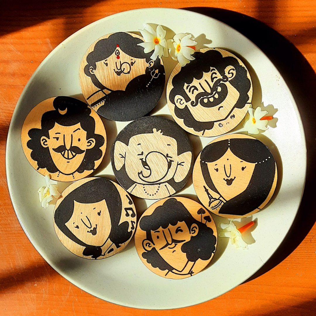 Dugga Dugga Set of Fridge Magnets