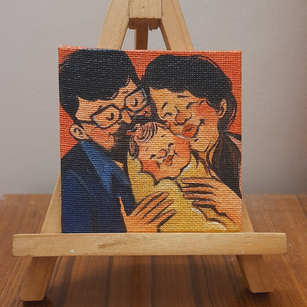 Bespoke Mini Hand-painted canvas