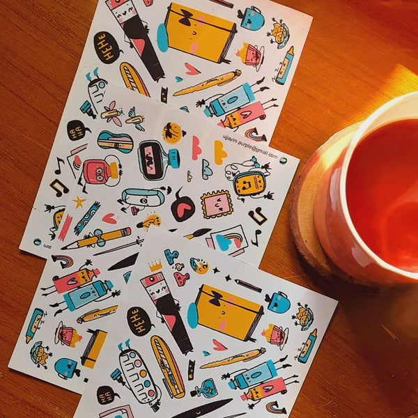 Alive & Happy Sticker Sheet