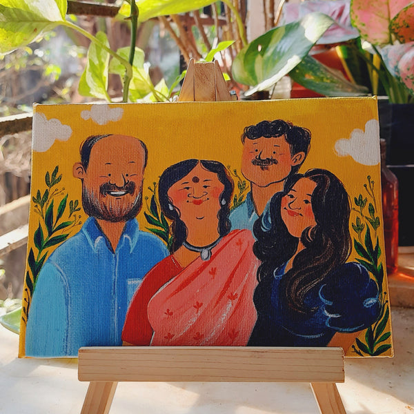 Bespoke Medium Hand-Painted Canvas