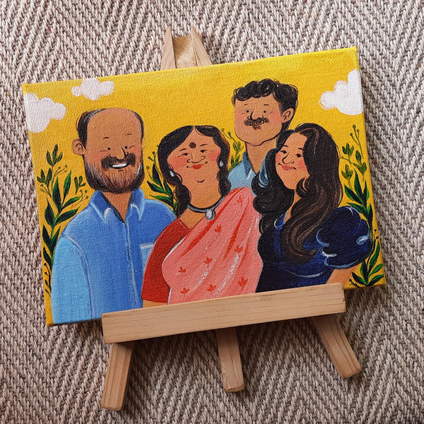 Bespoke Medium Hand-Painted Canvas