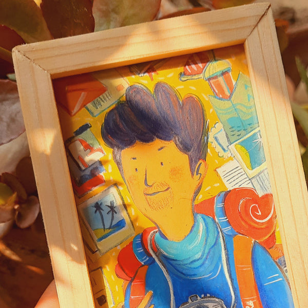 Custom Mini Caricatures - Gouache