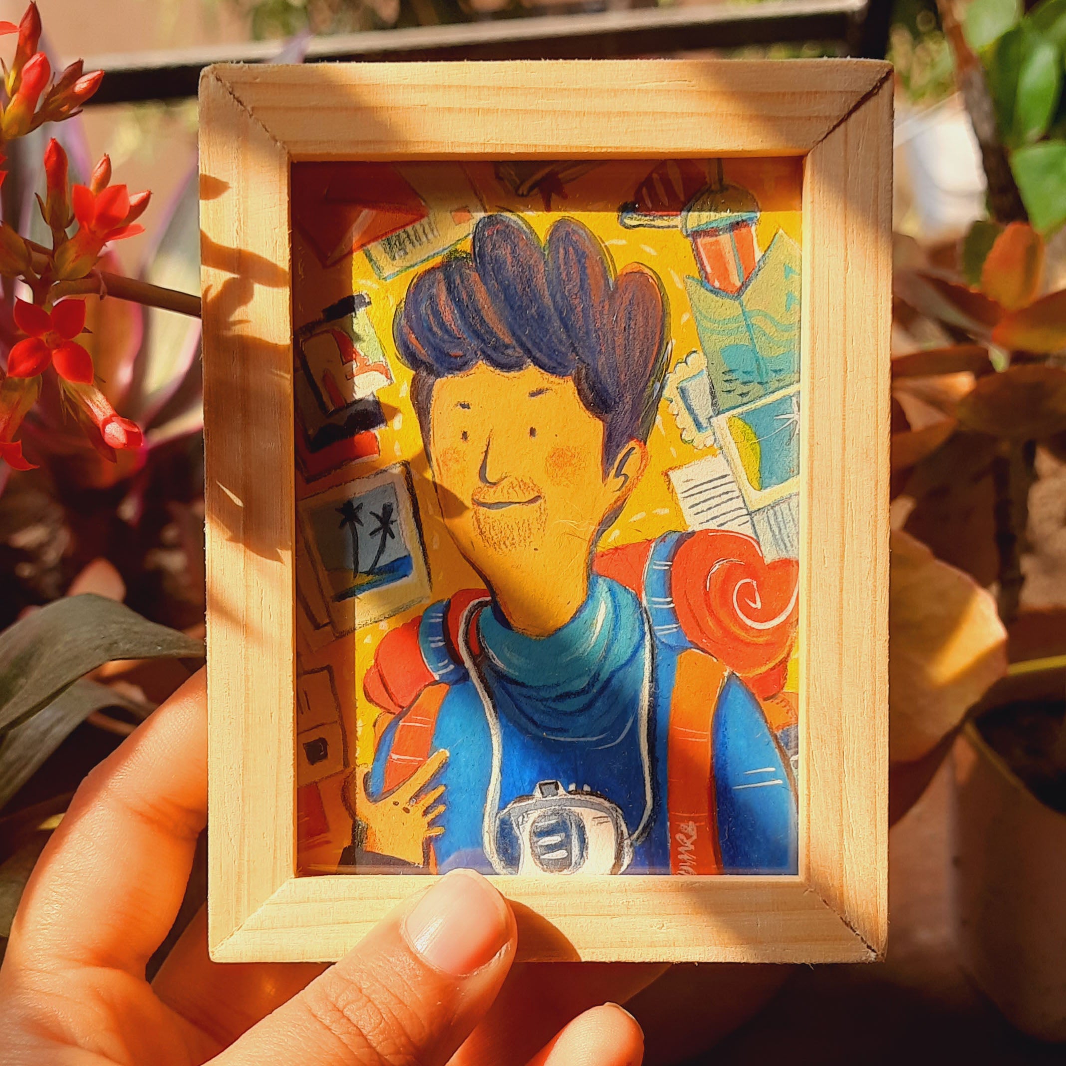 Custom Mini Caricatures - Gouache