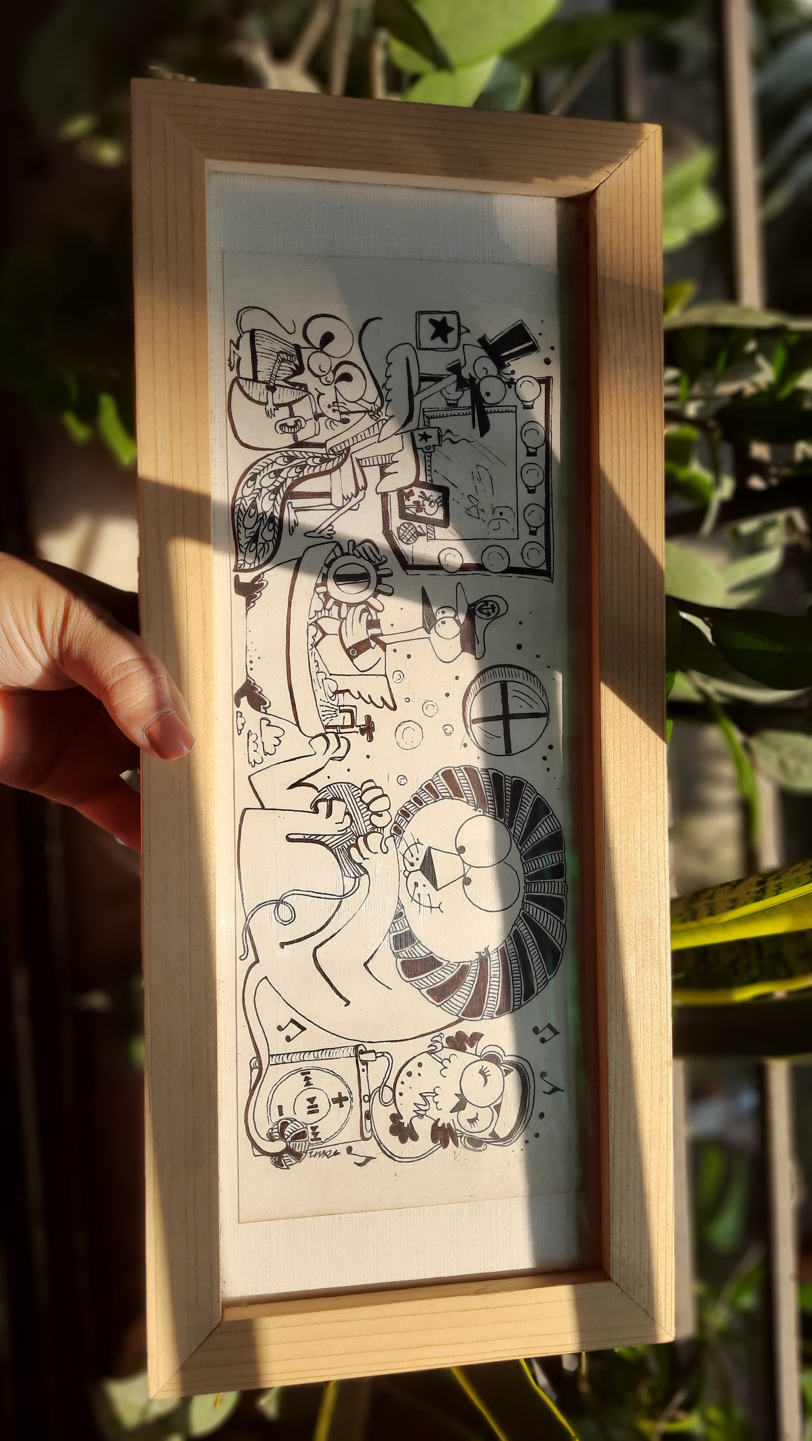 Custom illustrated switchboard covers