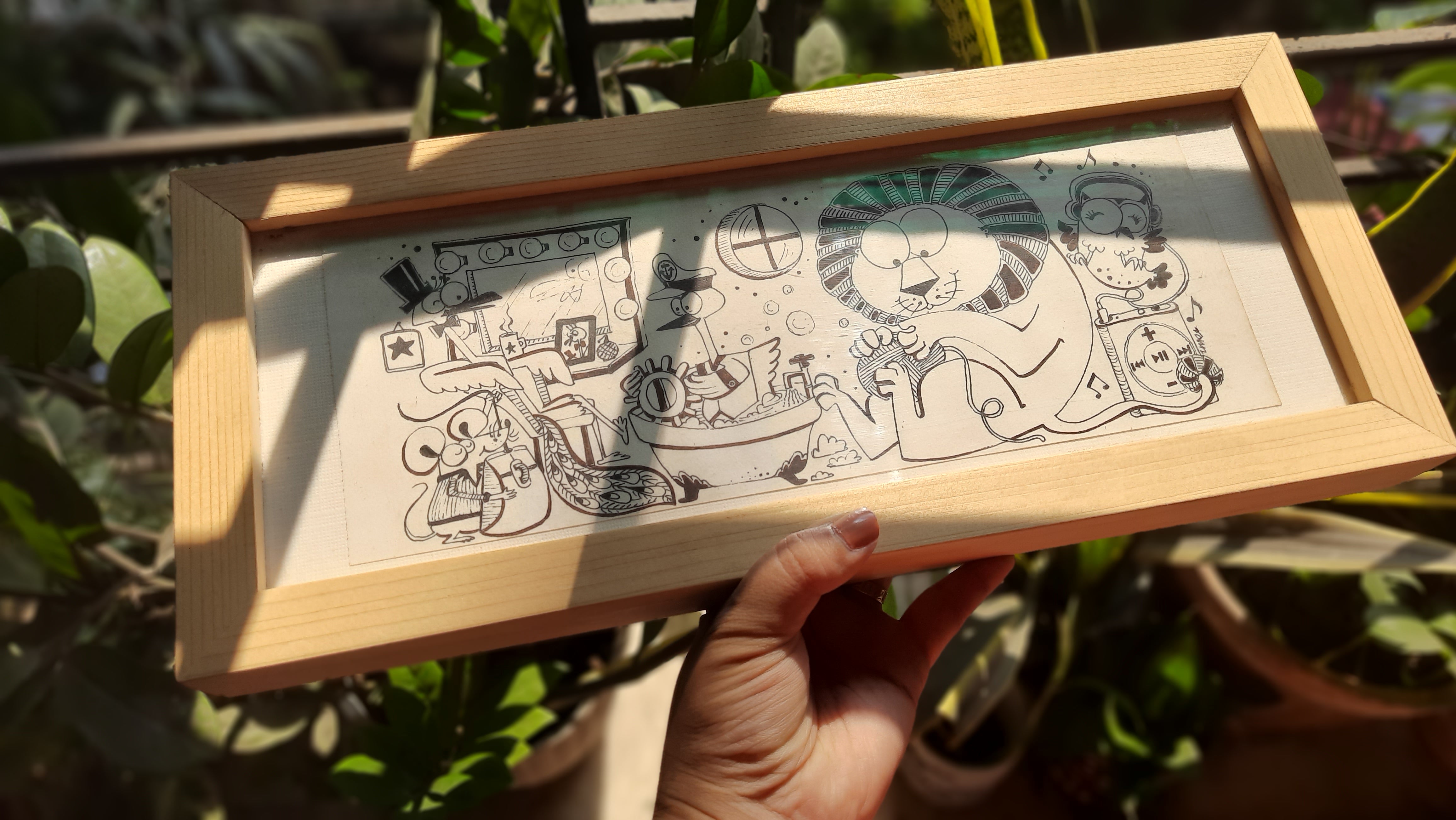 Custom illustrated switchboard covers