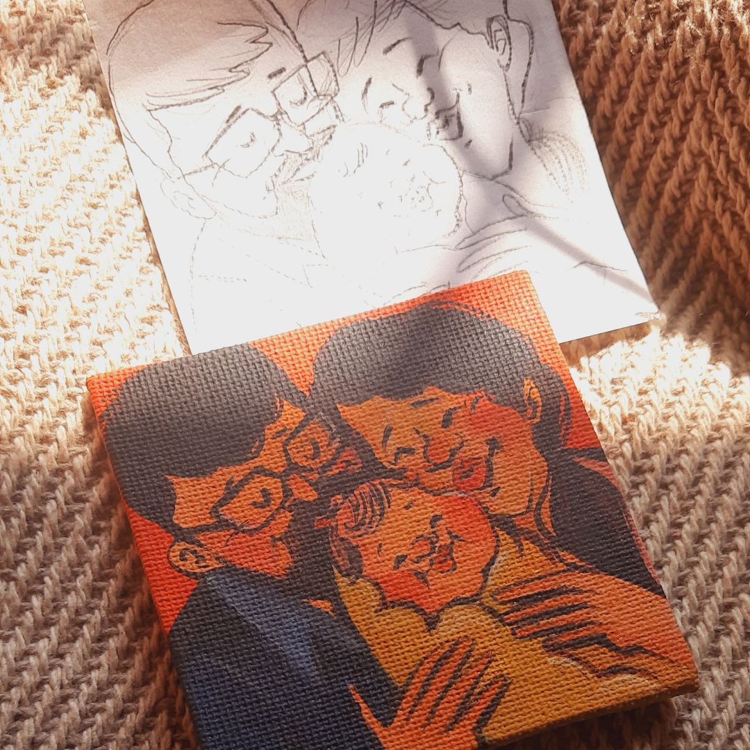 Bespoke Mini Hand-painted canvas