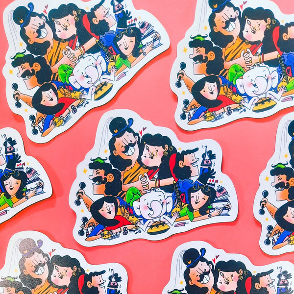 Divine Vibes Fridge Magnet