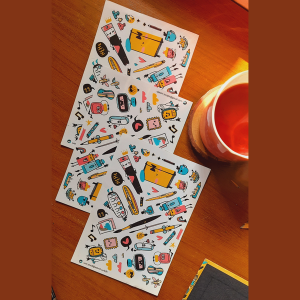 Alive & Happy Sticker Sheet